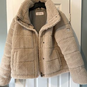 Calvin Klein Teddy Coat!